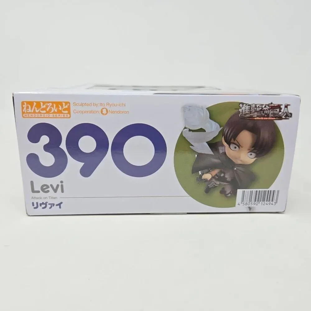 ATTACK ON TITAN LEVI ACKERMAN NENDOROID 390 PVC FIGURE GOOD SMILE COMPANY NEW - Picture 6 of 6